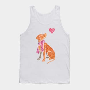 Watercolour Vizsla Tank Top